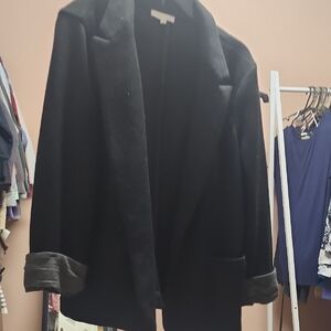 Black Women's Jacket By Skies Are Blue Size XL